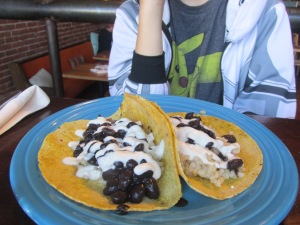 Vegan Tacos, Cafe Gratitude